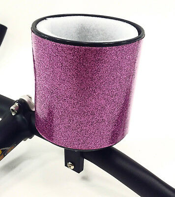 Huffy Bicycle Drink Cup Holder, Pink Sparkle