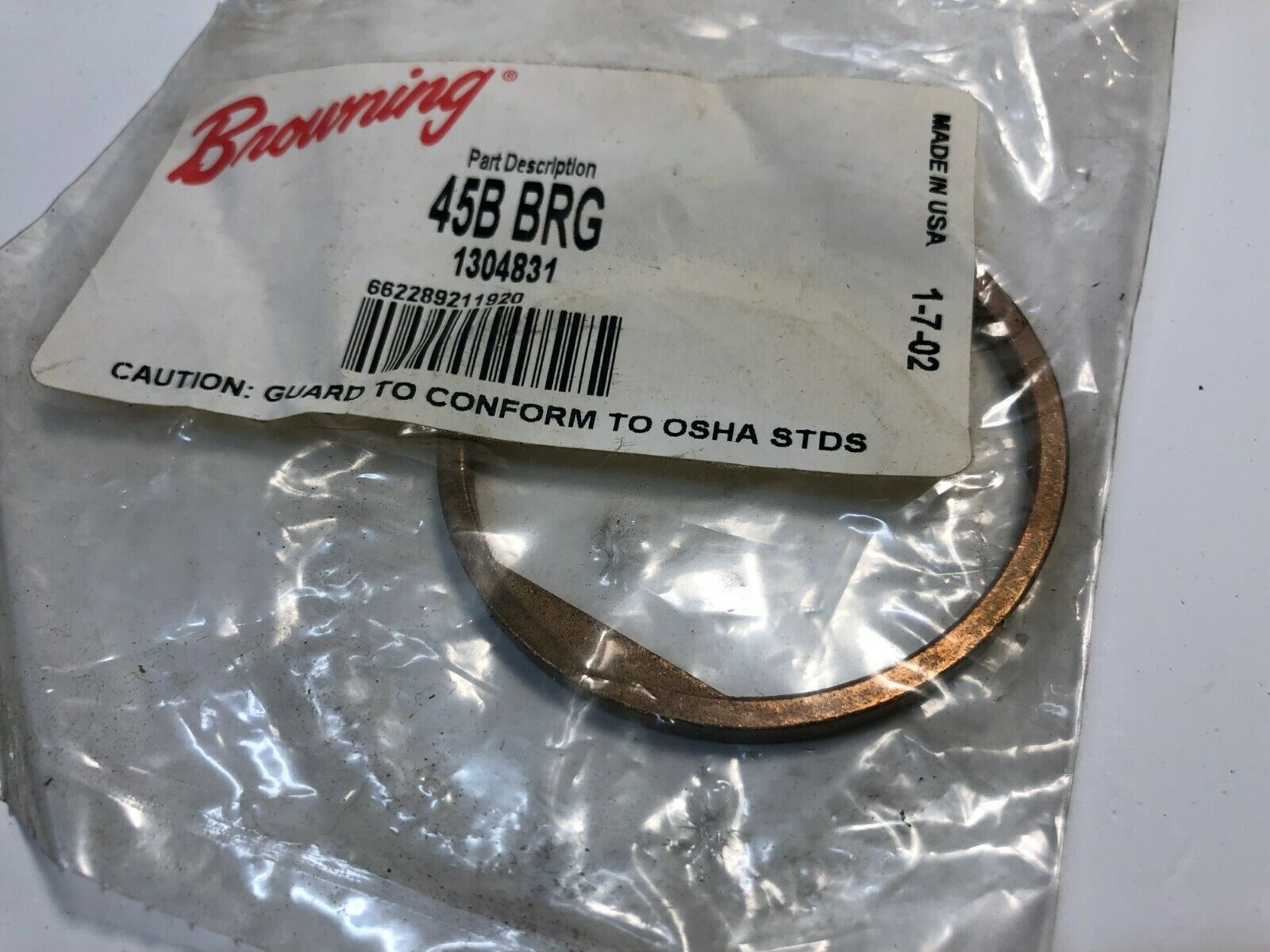 Browning Torque Limiter  45b Brg Sealed Pkg  New 1304831